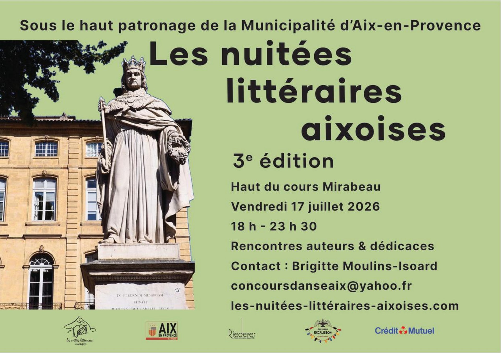 Les nuitées littéraires Aixoises