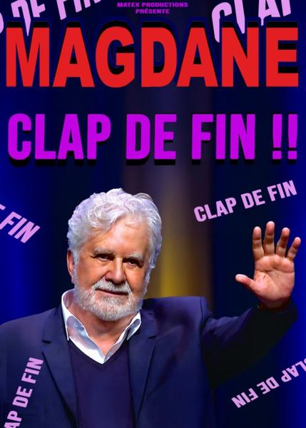 Spectacle humoristique de Roland Magdane "Clap de fin"