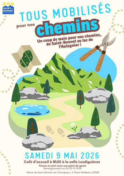 Tous mobilisés pour nos chemins