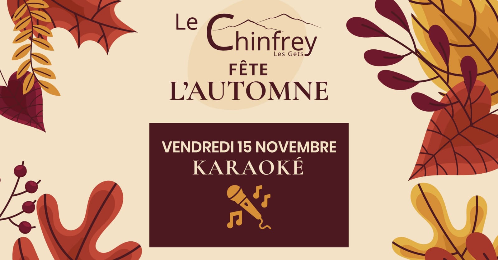 Chinfrey celebrates autumn - Karaoke