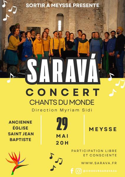 Choeur Saravá en concert_Meysse