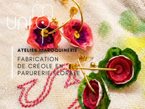 Atelier maroquinerie - Boucles d'oreilles_Chazelles-sur-Lyon