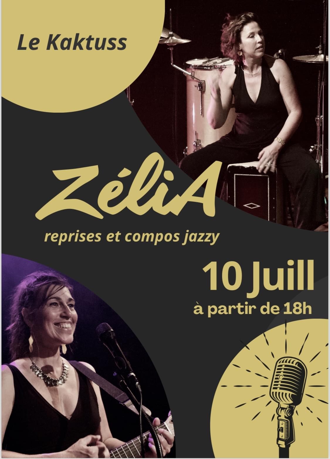 Concert ZéliA - Restaurant Le Kaktuss