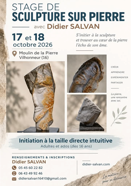 Stage de sculpture sur pierre