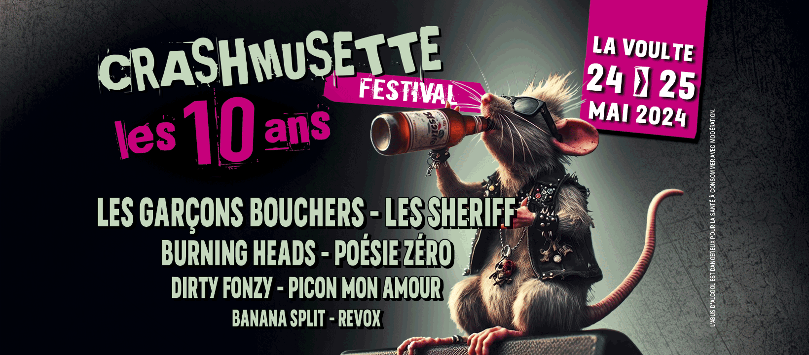 Festival de musique actuelle "Crashmusette" - Soirée-concert... Le 24 mai 2024