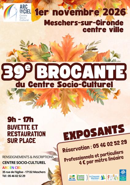 39ème Brocante du Centre-Socio Culturel