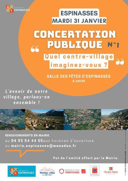 Affiche Concertation publique 31-01-2023 - © CCSPVA Affiche Concertation publique 31-01-2023 - © CCSPVA