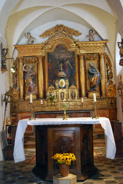 Retable de l'église de Venosc Retable de l'église de Venosc