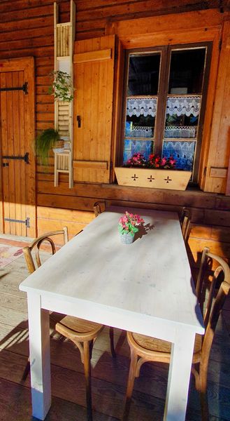 La terrasse ombragée