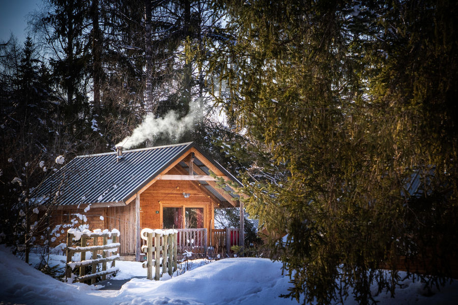 Les chalet Huttopia de Bozel