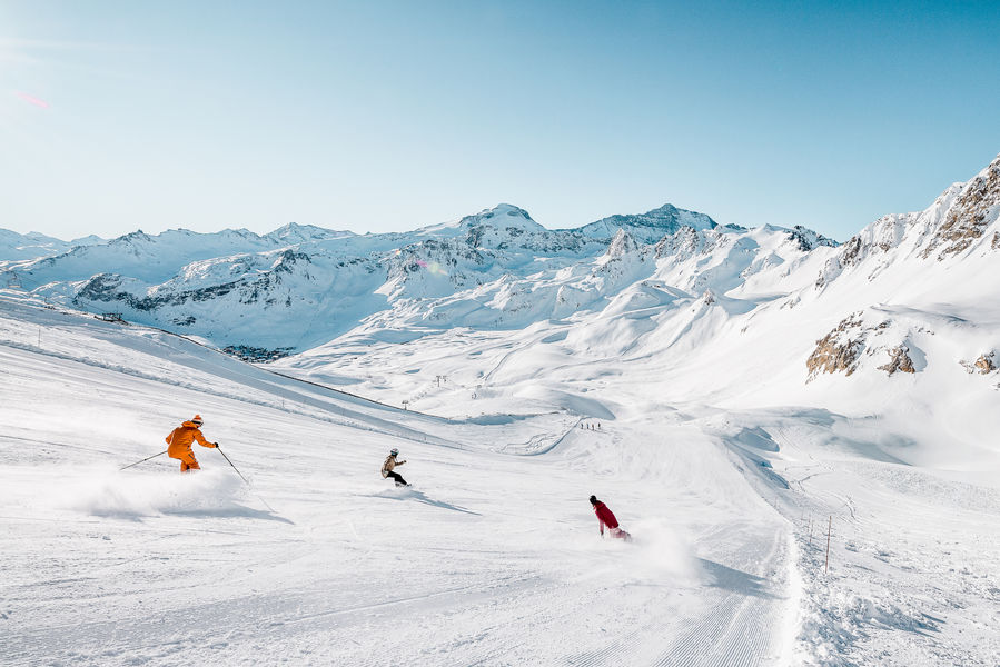 Ski de piste à Tignes