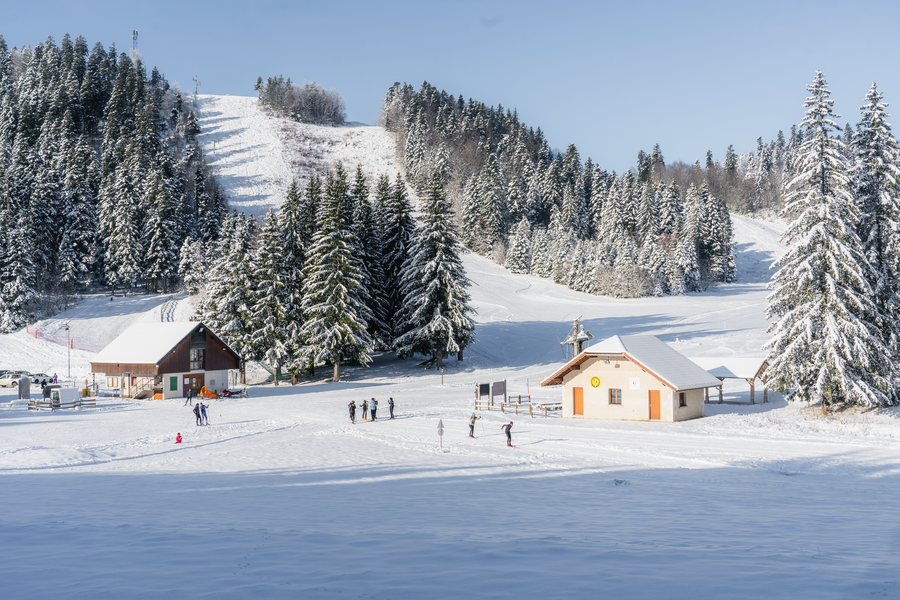 Domaine de ski nordique de la Praille_Plateau d'Hauteville