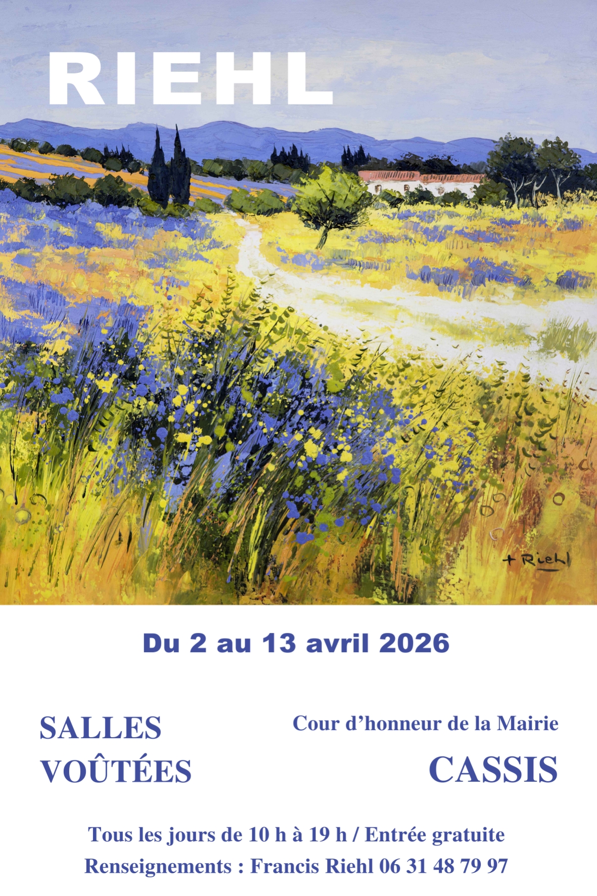 Exposition « Couleurs d'ici et d'ailleurs » de Francis Riehl aux Salles Voutées