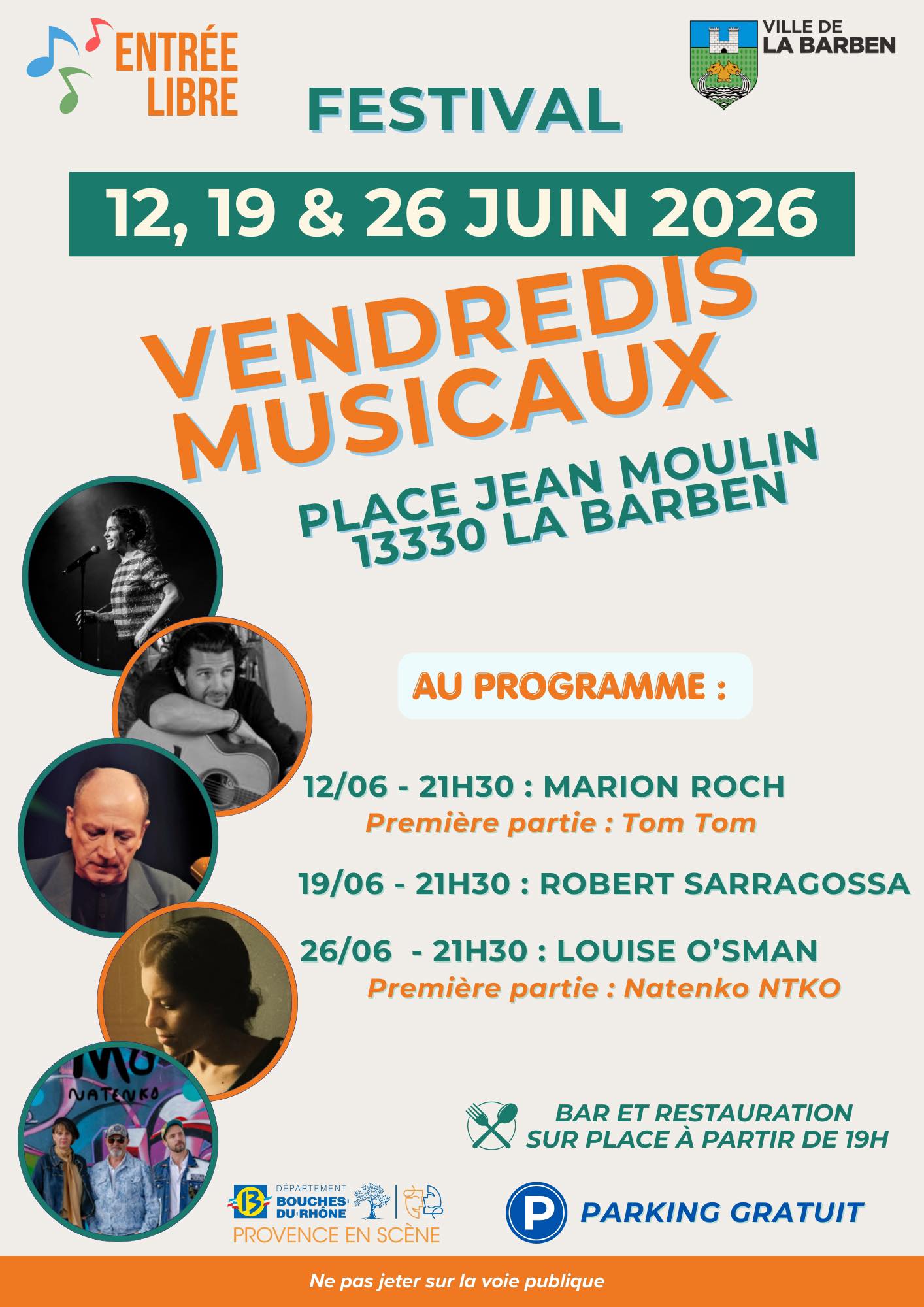 Les vendredis musicaux de La Barben