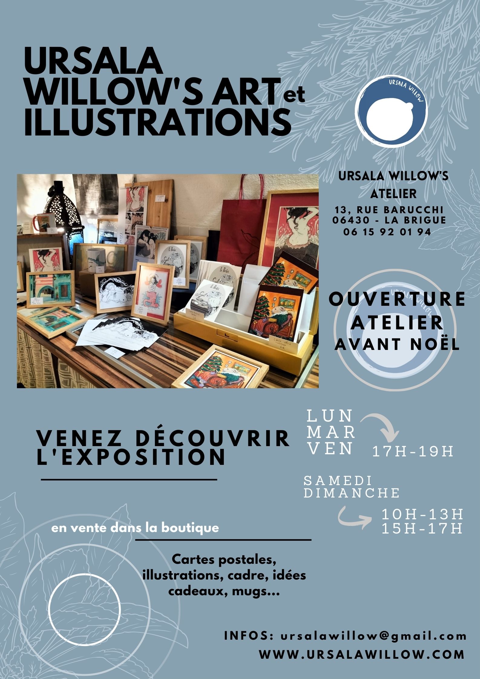 Ursala Willow's Shop : Arts et Illustrations (La Brigue) | Menton, Riviera  & Merveilles Tourist Office