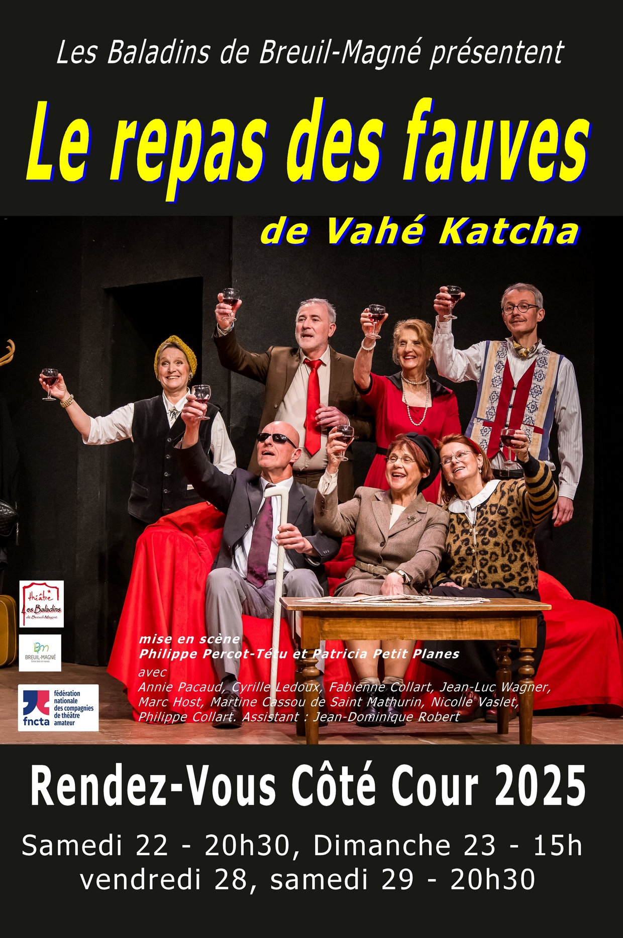 Théâtre : Le repas des Fauves
