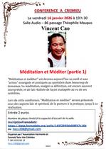 Conférence : méditation et méditer_Crémieu-Balcons du Dauphiné