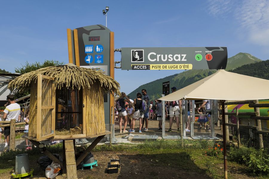 Départ de luge d'été