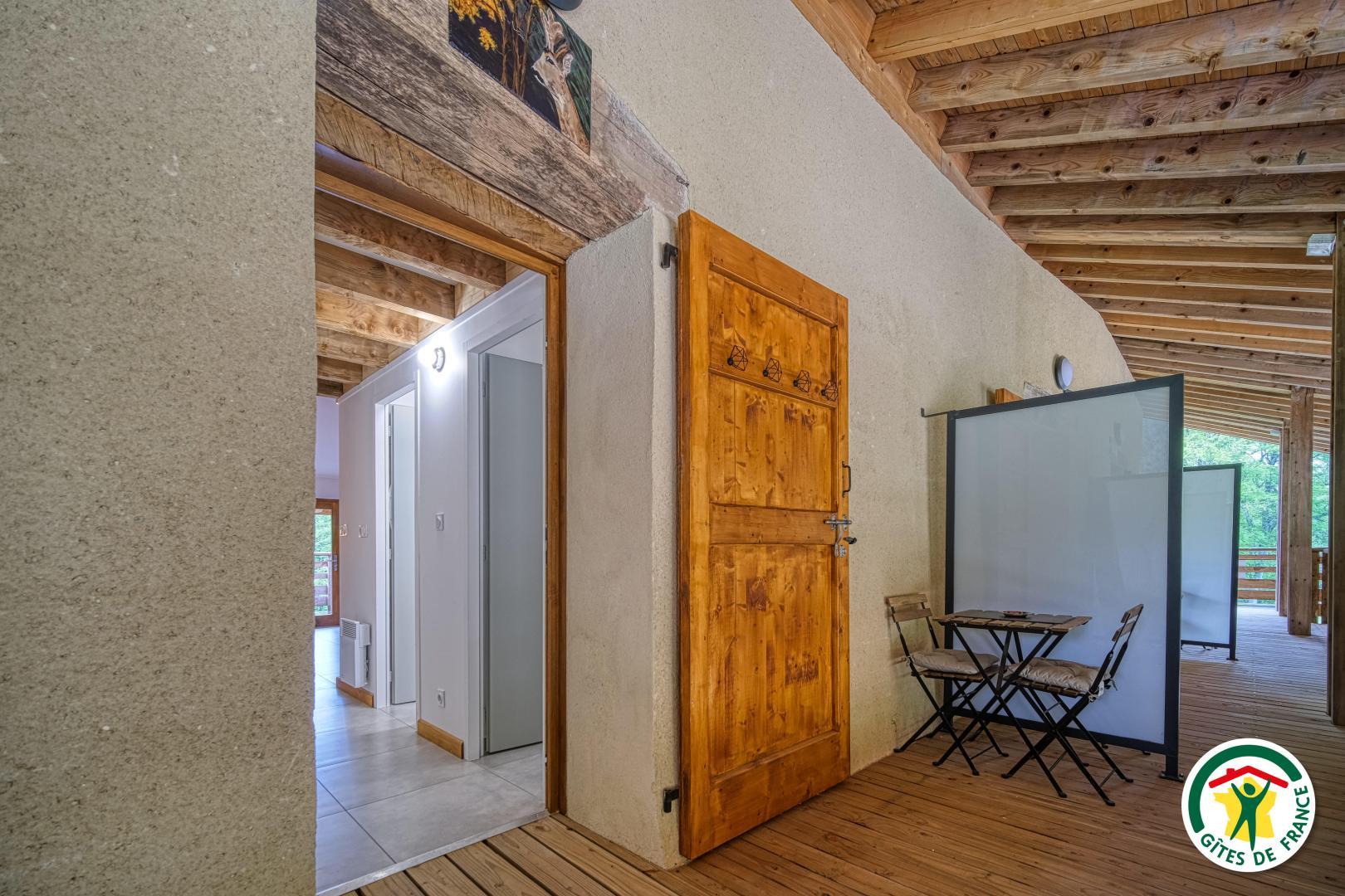 L'entrée du gîte