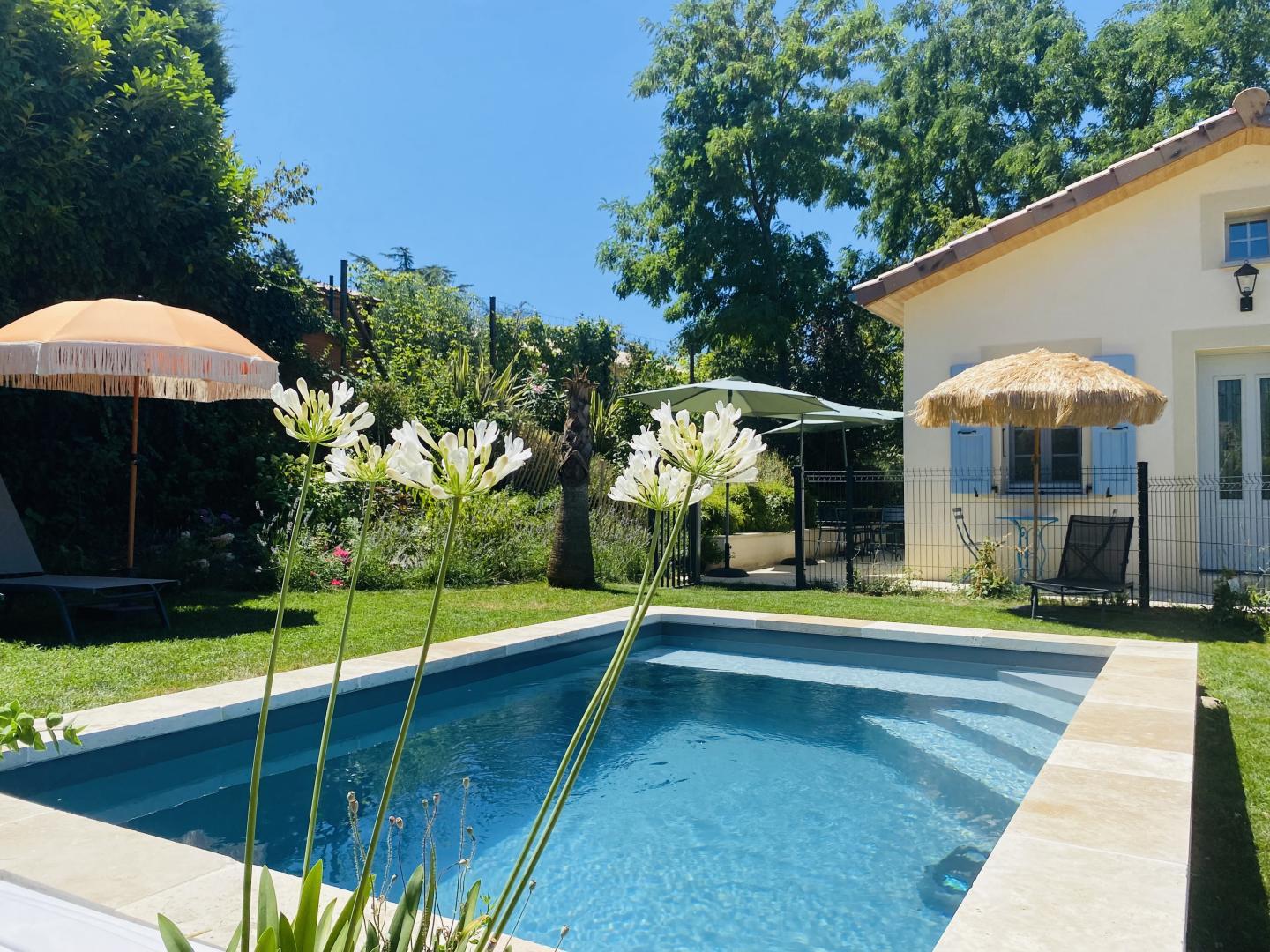 piscine privé 10 m2 profondeur 1m40