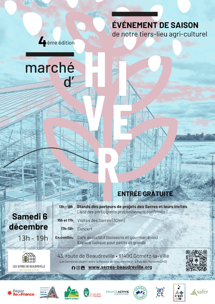 Le marché d’hiver des Serres de Beaudreville