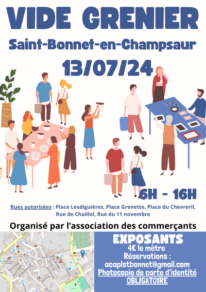 Vide grenier_Saint-Bonnet-en-Champsaur - © Vide grenier_Saint-Bonnet-en-Champsaur Vide grenier_Saint-Bonnet-en-Champsaur - © Vide grenier_Saint-Bonnet-en-Champsaur