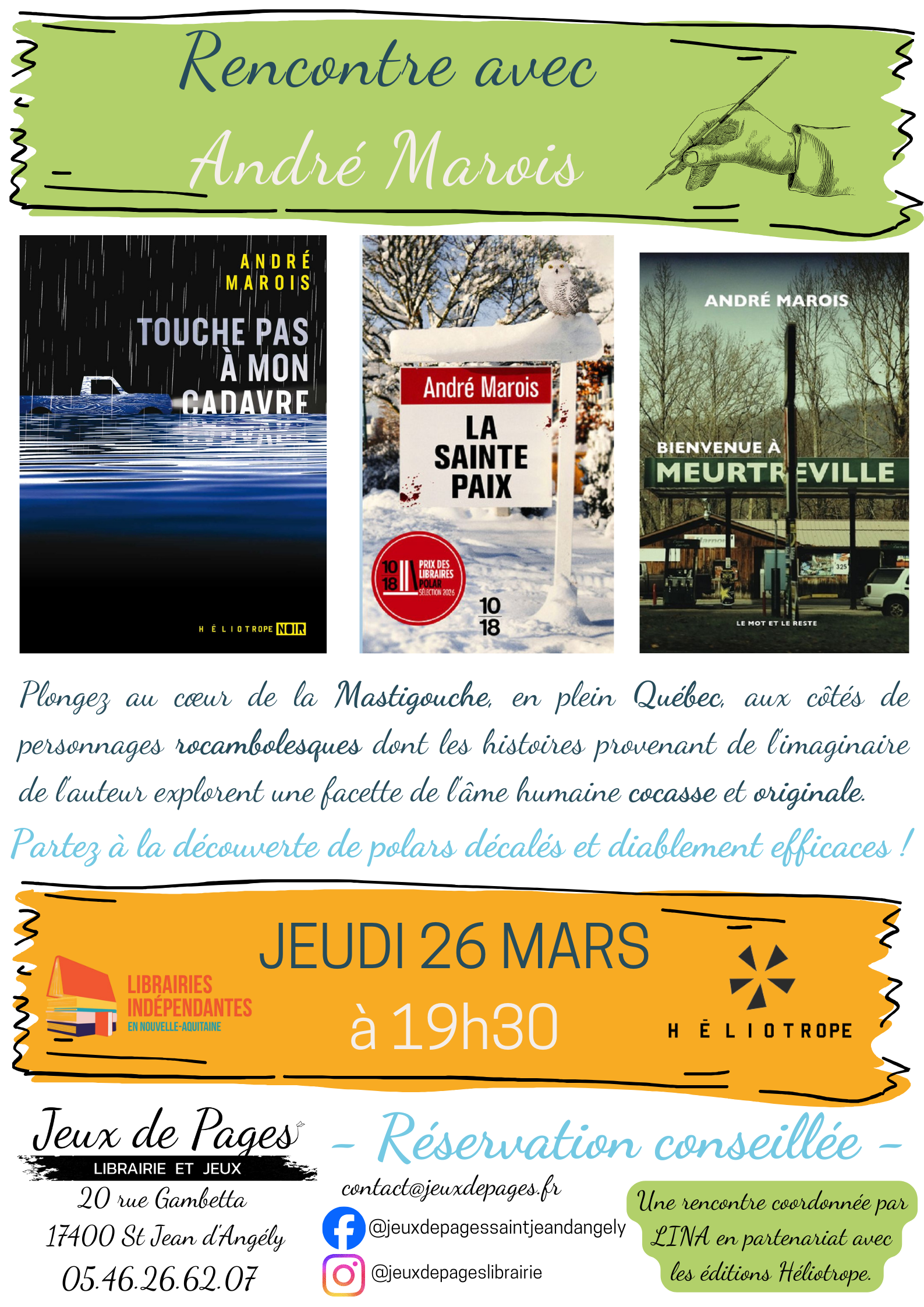 Rencontre avec André Marois