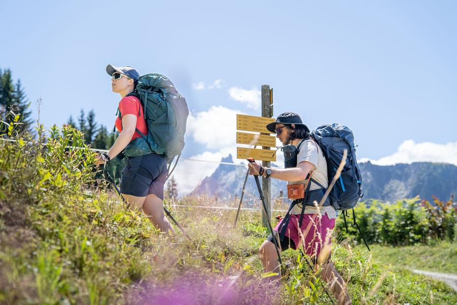 Au départ du refuge du Grand Bec en aller - retour - Planay