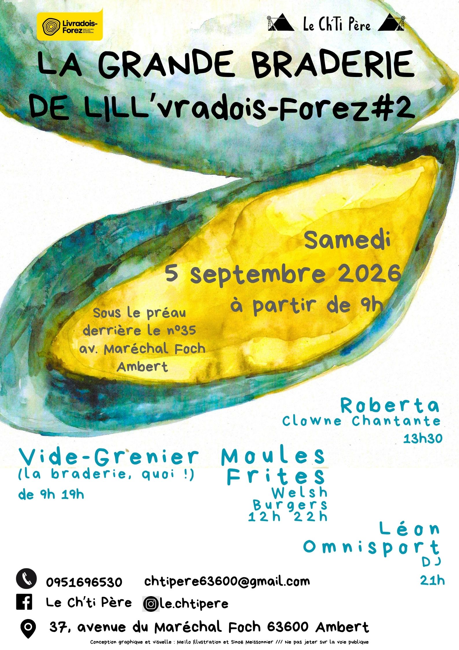 LA GRANDE BRADERIE DE LILL&rsquo;vradois-Forez#2 + Spectacle + DJ set