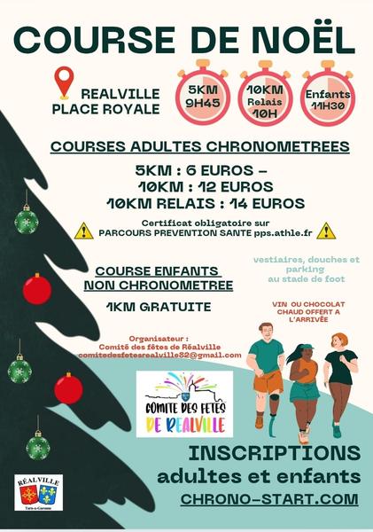 Marché de noël / course