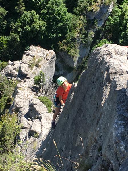 Escalade Grandes Voies avec le Bureau des Guides Diois-Vercors - Romeyer