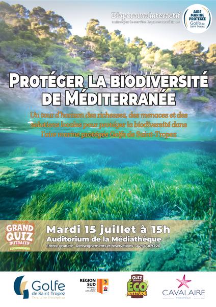 Diaporama interactif : Protéger la biodiversité de Méditerranée_Cavalaire-sur-Mer