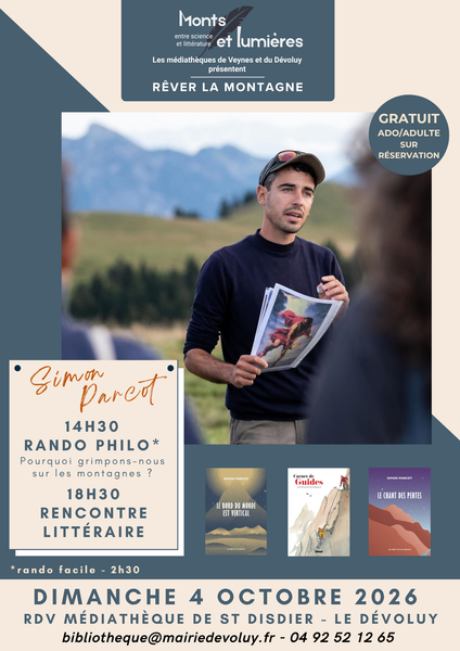 Monts et lumières - Rando philo et rencontre littéraire