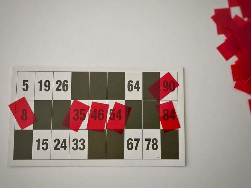 Une plaque de loto