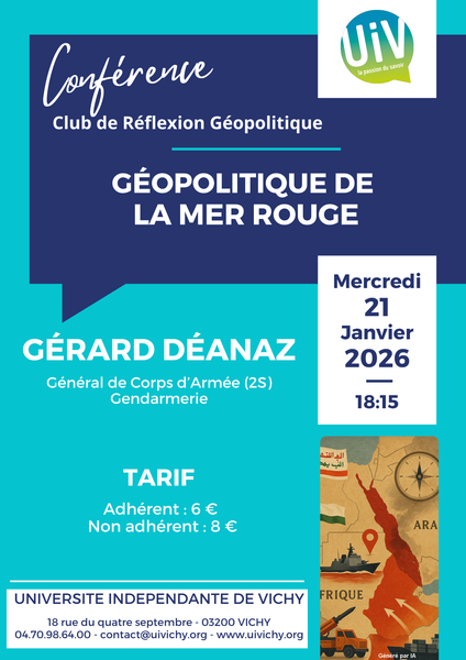Conférence : Géopolitique de la Mer Rouge