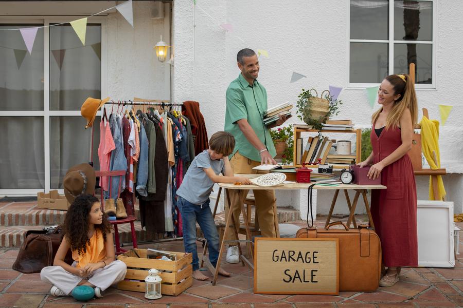Le vide grenier de l'EHPAD La Ramée