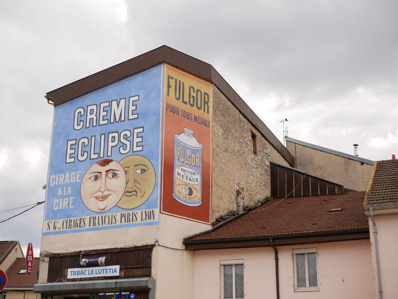 Fresque publicitaire