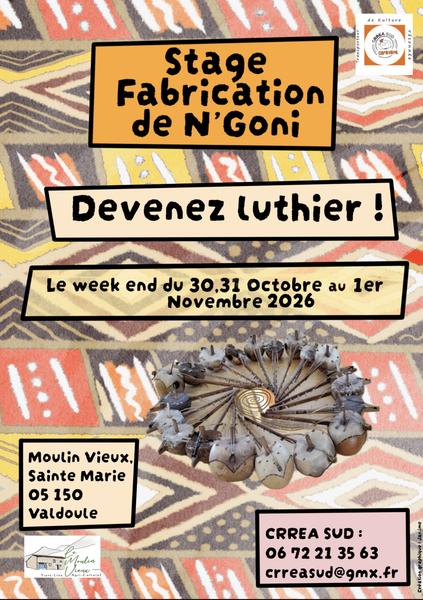 Stage de fabrication de N'goni