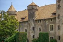 Une vue extérieur du chateau de Ripaille