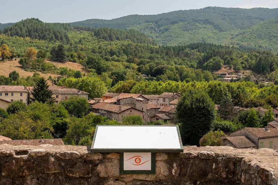 Belvédère du donjon du Chastelas_Jaujac