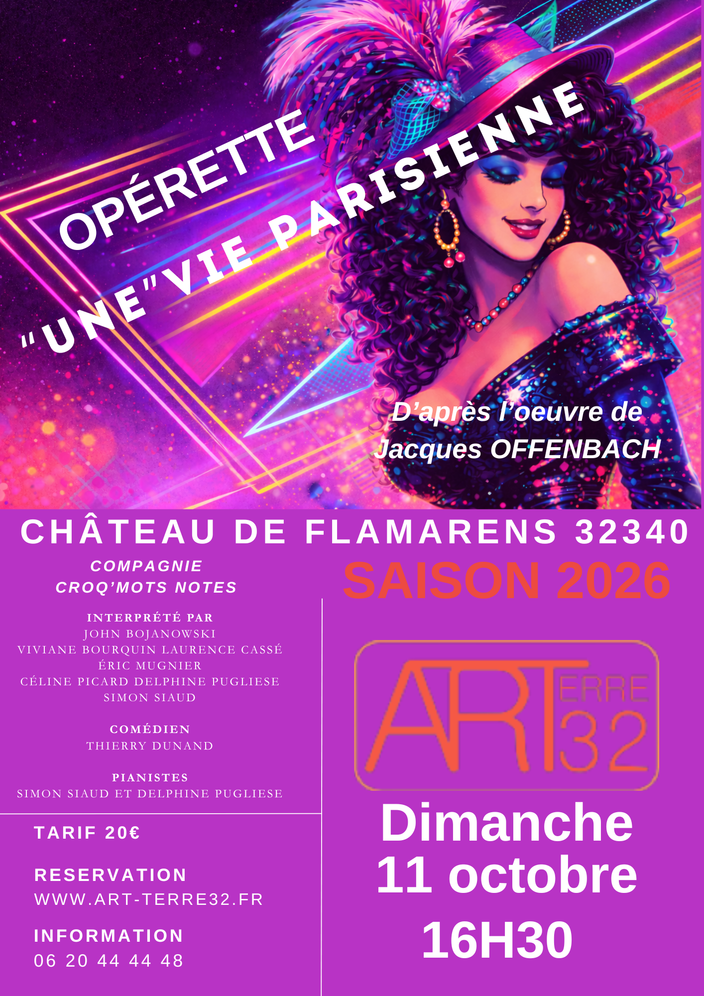 Opérette – « Une vie parisienne »_Flamarens