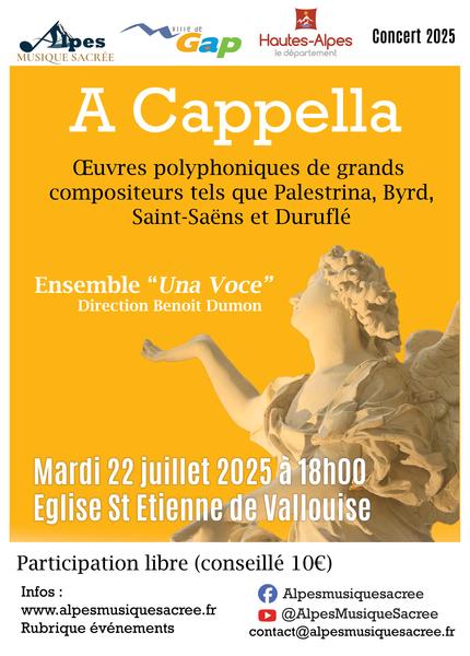 Concert ' A cappella '_Vallouise-Pelvoux