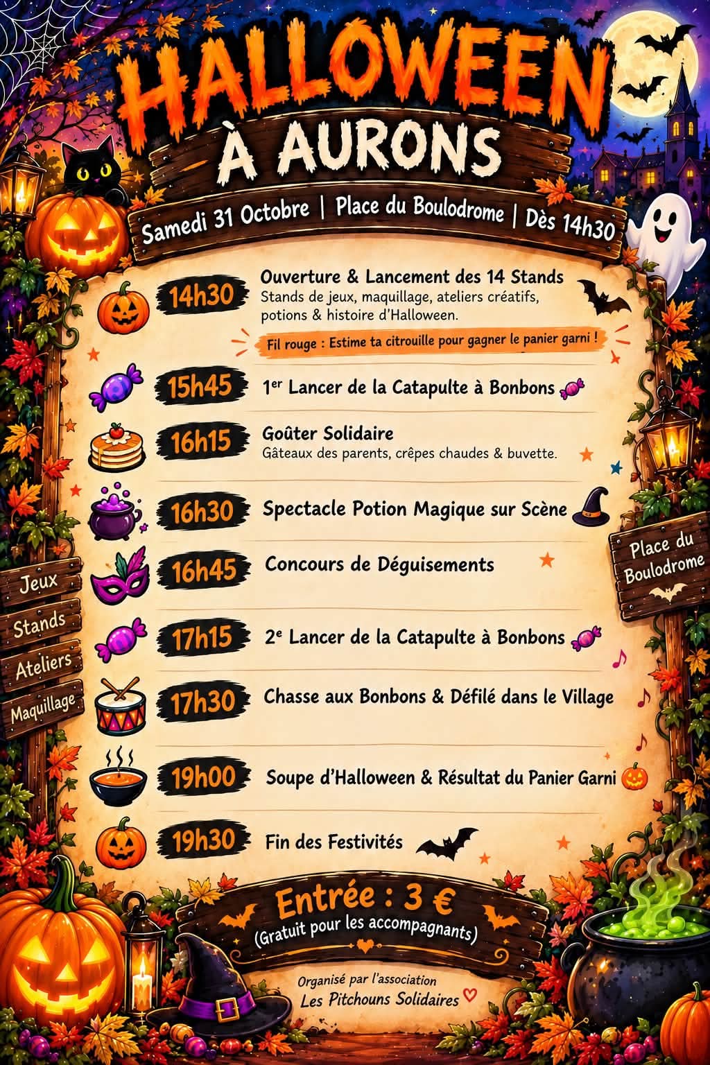 Halloween à Aurons