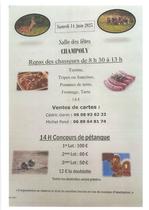 Repas et concours de pétanque_Champoly