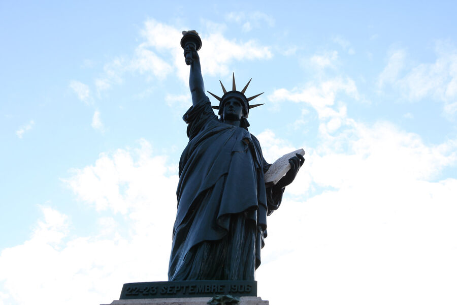 Statue de la liberté à Roybon