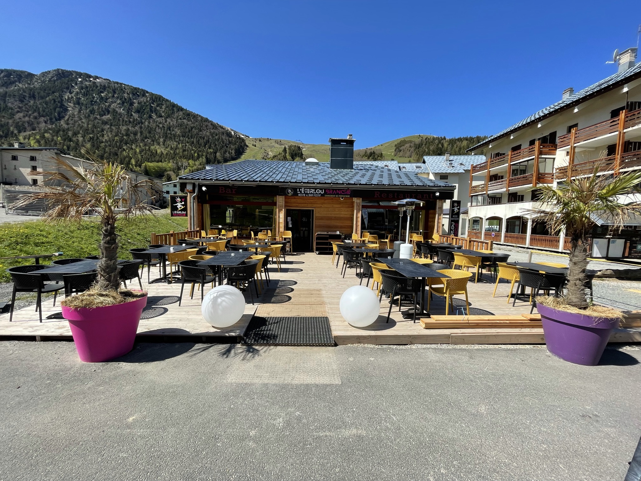 la terrasse et extérieur