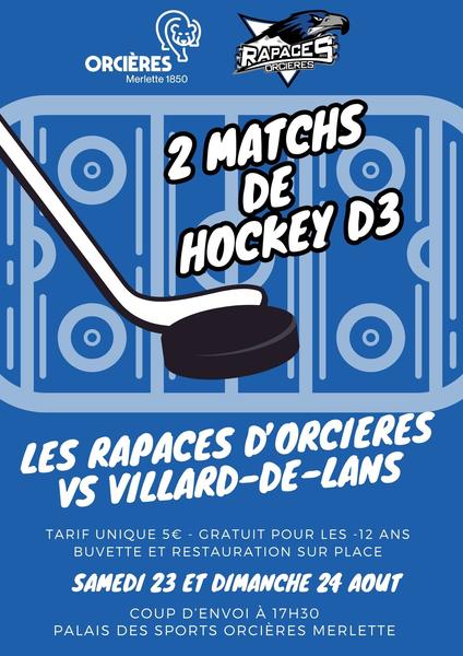 Match de hockey D3 : Orcières vs VIllard de Lans_Orcières - © OT Orcières Match de hockey D3 : Orcières vs VIllard de Lans_Orcières - © OT Orcières
