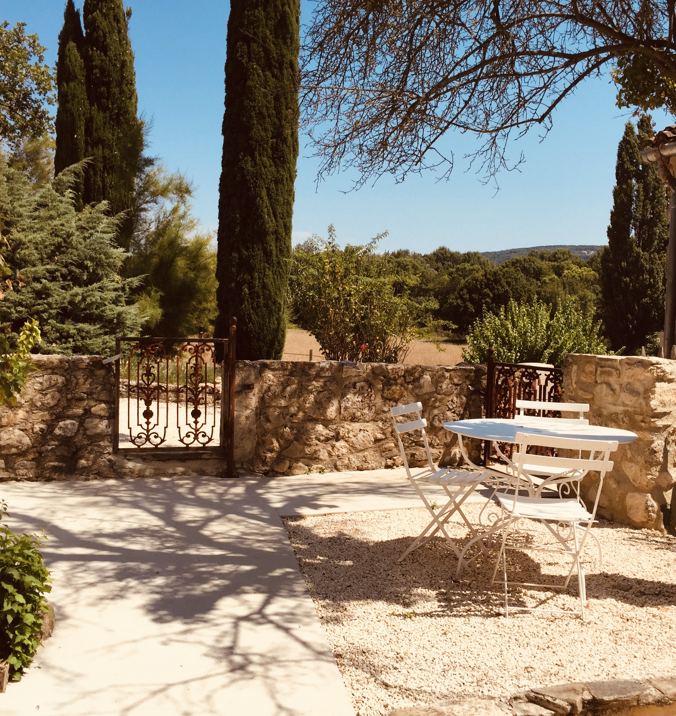 Cour - La Croix du Grés - Gîte Papillon