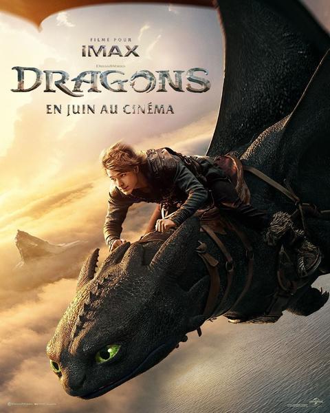 Cinéma de plein-air gratuit  » Dragons «  - Mornas