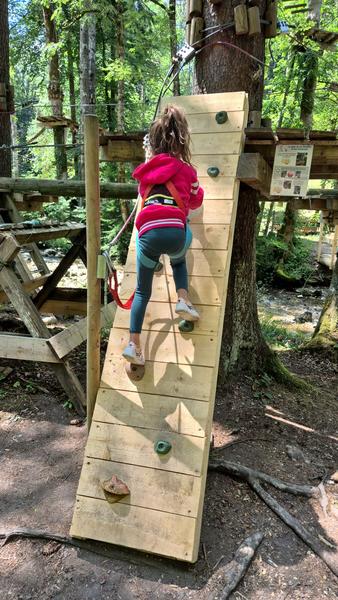 Départ du parcours île aux enfants